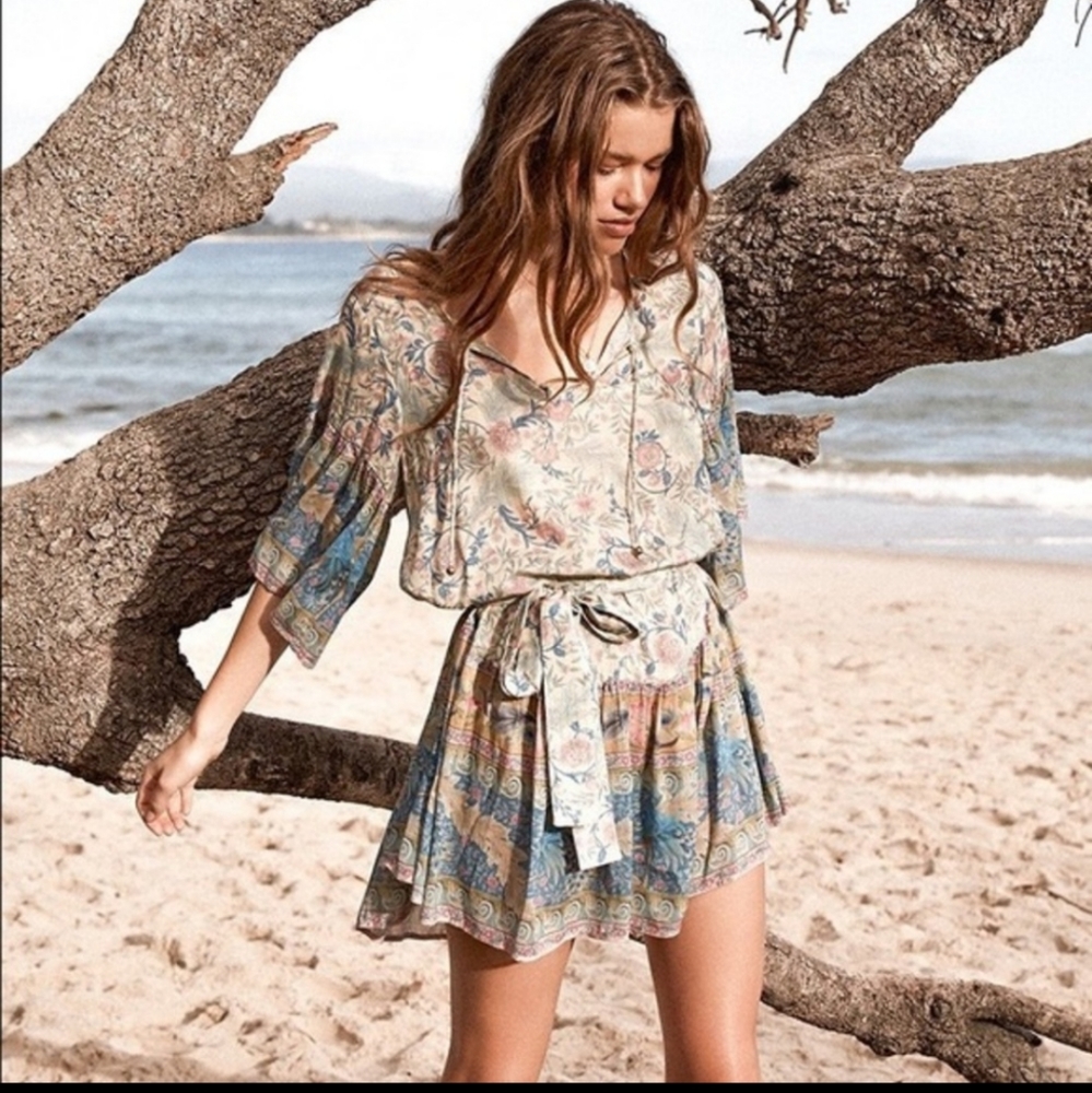 Spell Oasis playdress dress in Opal